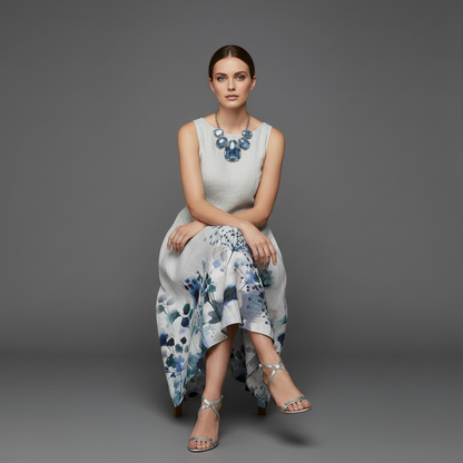 Bloemen Midi Jurk | Dames Zomerjurk voor Casual Uitjes