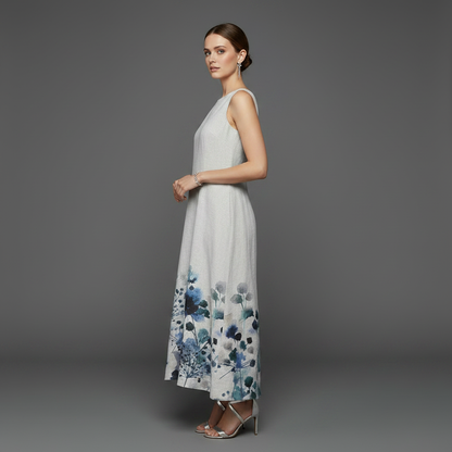 Bloemen Midi Jurk | Dames Zomerjurk voor Casual Uitjes