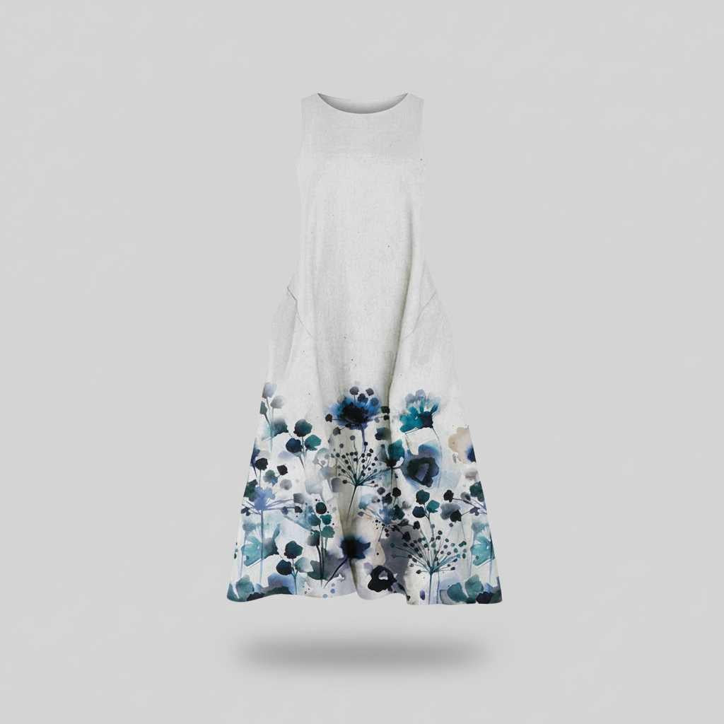 Bloemen Midi Jurk | Dames Zomerjurk voor Casual Uitjes