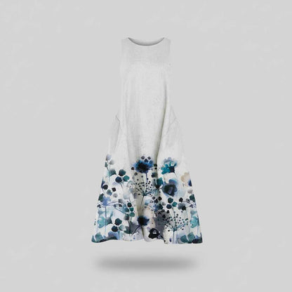 Bloemen Midi Jurk | Dames Zomerjurk voor Casual Uitjes