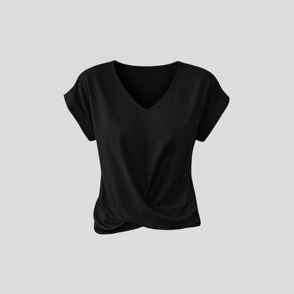 Dames Korte Mouwen Top | Casual Zomer Blouse