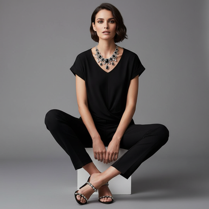 Dames Korte Mouwen Top | Casual Zomer Blouse