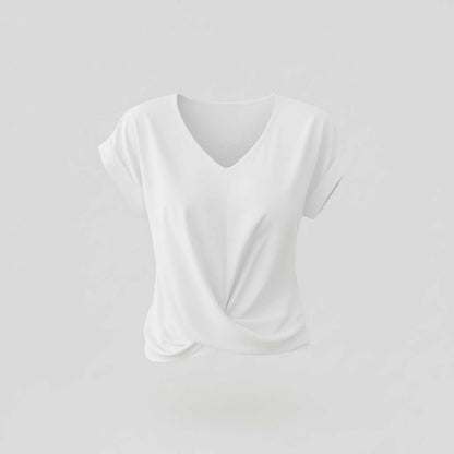 Dames Korte Mouwen Top | Casual Zomer Blouse