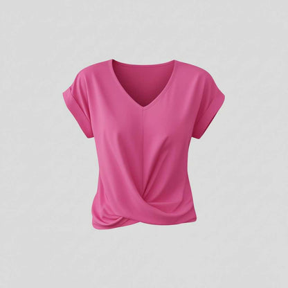 Dames Korte Mouwen Top | Casual Zomer Blouse