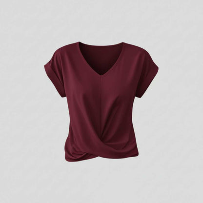 Dames Korte Mouwen Top | Casual Zomer Blouse