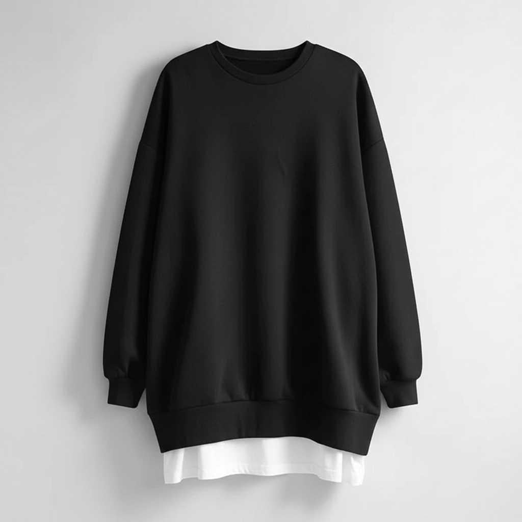 Dames Oversized Sweatshirt | Ronde Hals Lange Mouwen