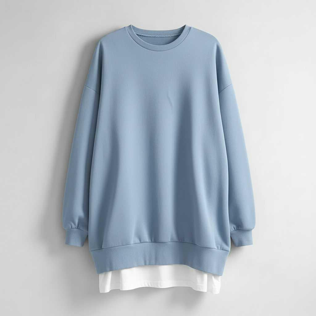 Dames Oversized Sweatshirt | Ronde Hals Lange Mouwen