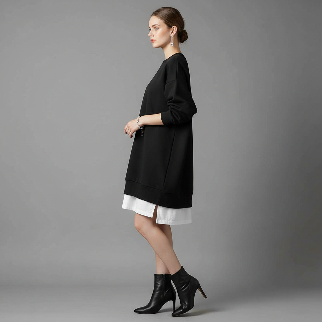 Dames Oversized Sweatshirt | Ronde Hals Lange Mouwen