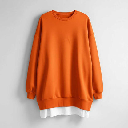 Dames Oversized Sweatshirt | Ronde Hals Lange Mouwen