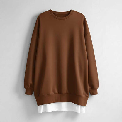 Dames Oversized Sweatshirt | Ronde Hals Lange Mouwen