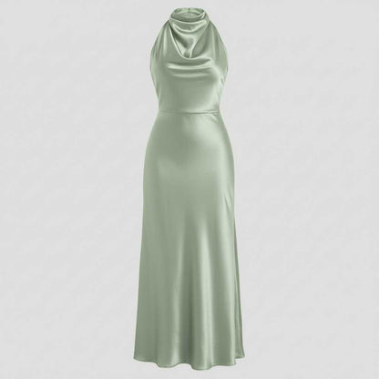 Halter Avondjurk Dames | Midi Jurk