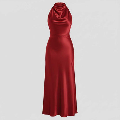 Halter Avondjurk Dames | Midi Jurk