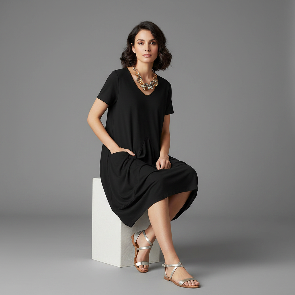 Loszittende Zomerjurk | Midi Jurk voor Dames