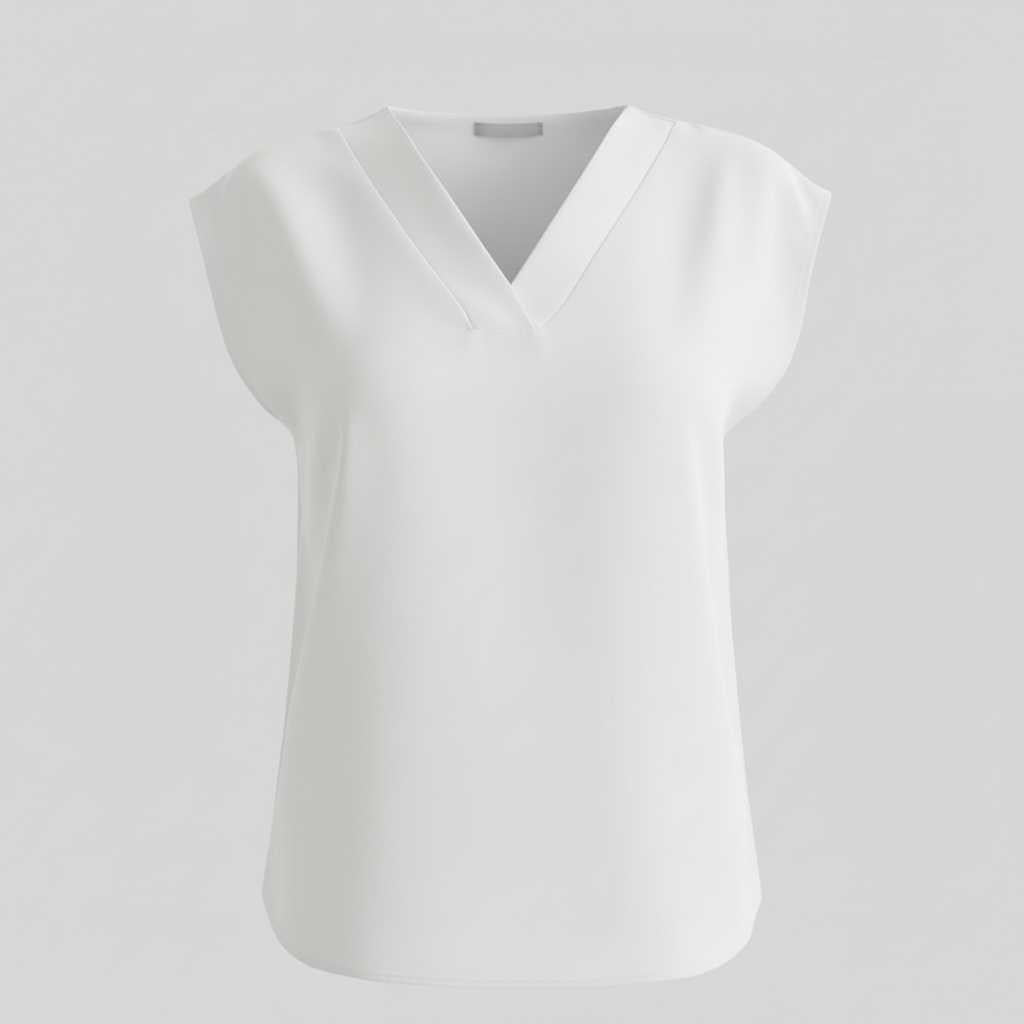 Moderne Zomer Blouse Dames | V-hals Katoen Casual Top