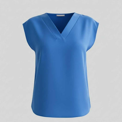Moderne Zomer Blouse Dames | V-hals Katoen Casual Top