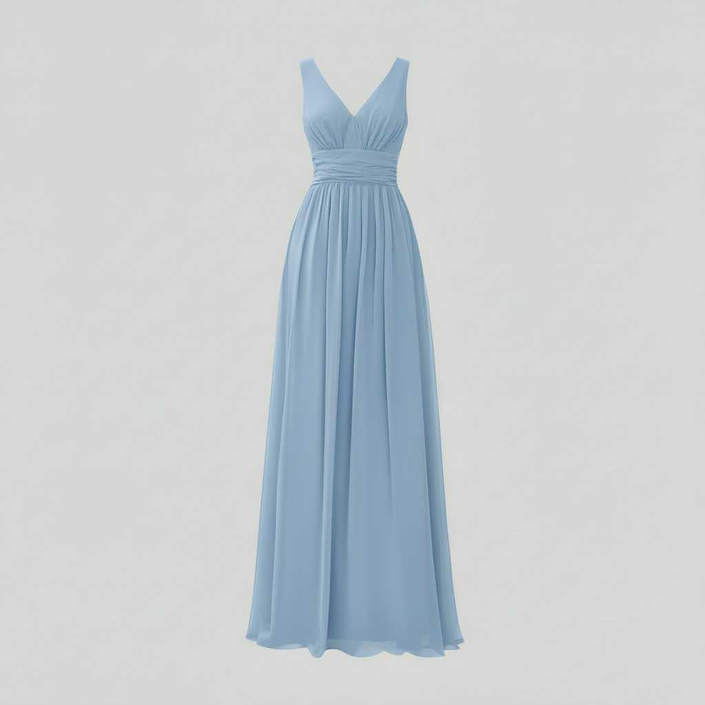 Mouwloze V-hals Maxi Jurk | Damesmode