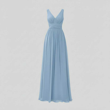 Mouwloze V-hals Maxi Jurk | Damesmode