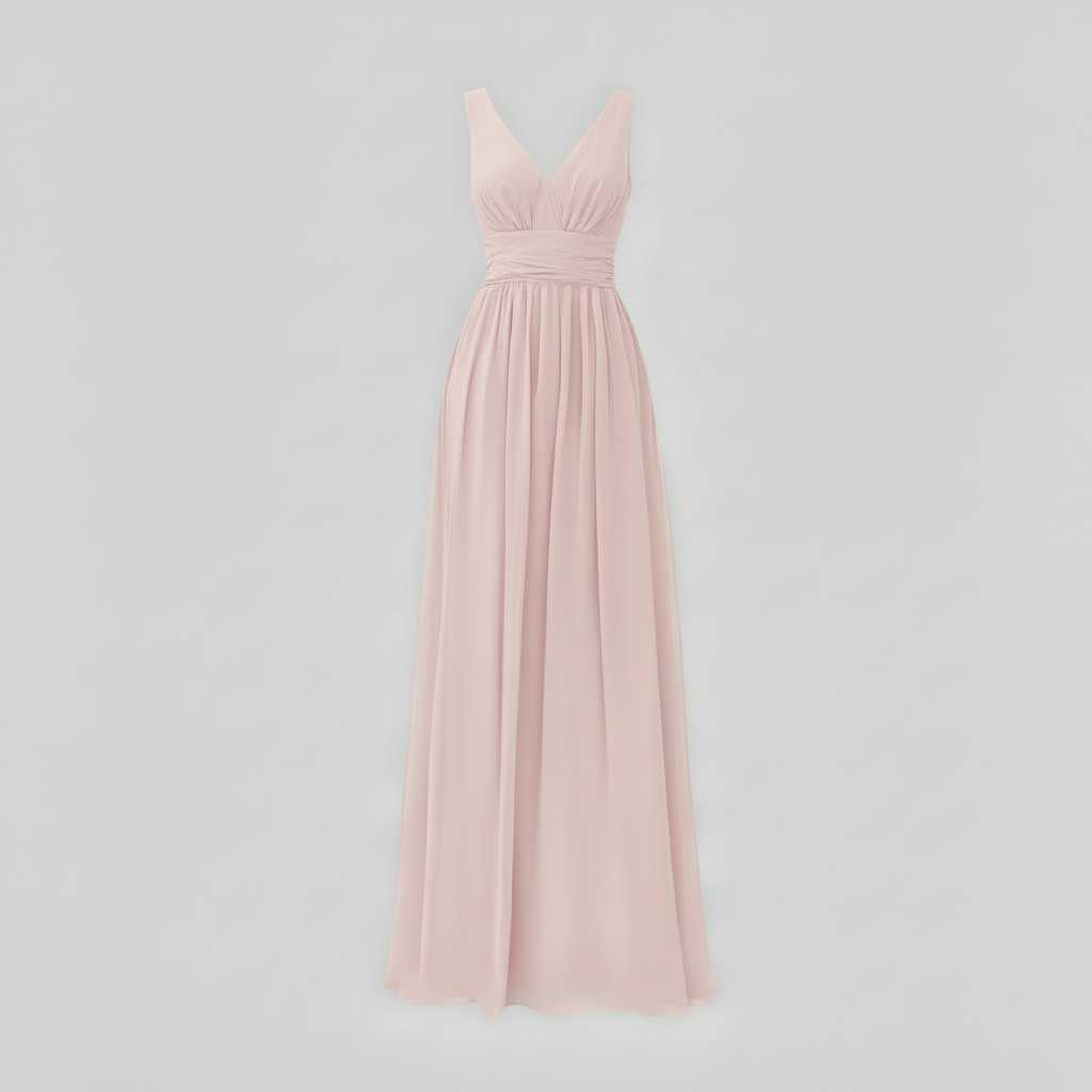 Mouwloze V-hals Maxi Jurk | Damesmode