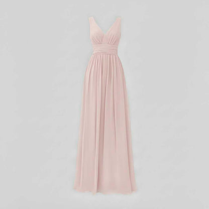 Mouwloze V-hals Maxi Jurk | Damesmode