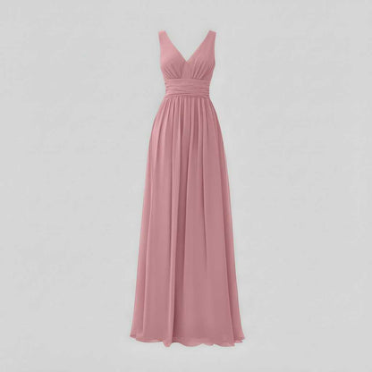Mouwloze V-hals Maxi Jurk | Damesmode