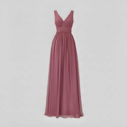 Mouwloze V-hals Maxi Jurk | Damesmode