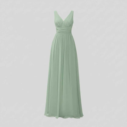 Mouwloze V-hals Maxi Jurk | Damesmode