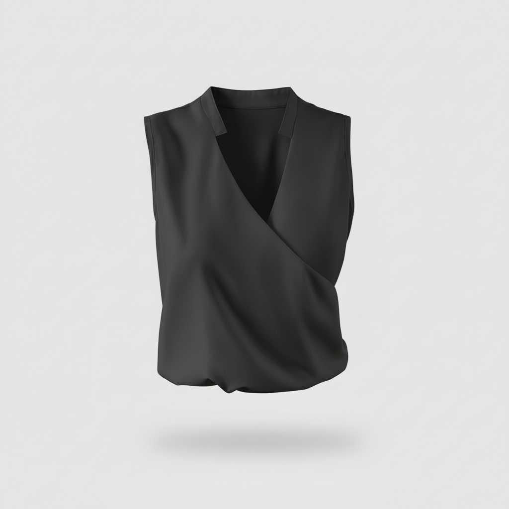 V-hals Zomer Top Dames | Casual Mode Katoen