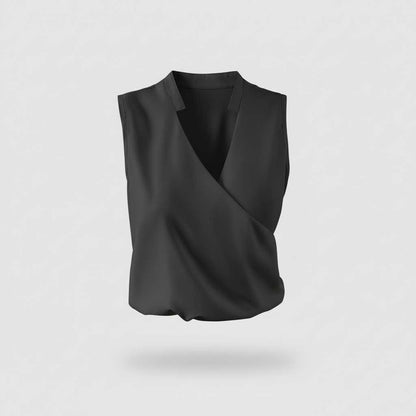 V-hals Zomer Top Dames | Casual Mode Katoen