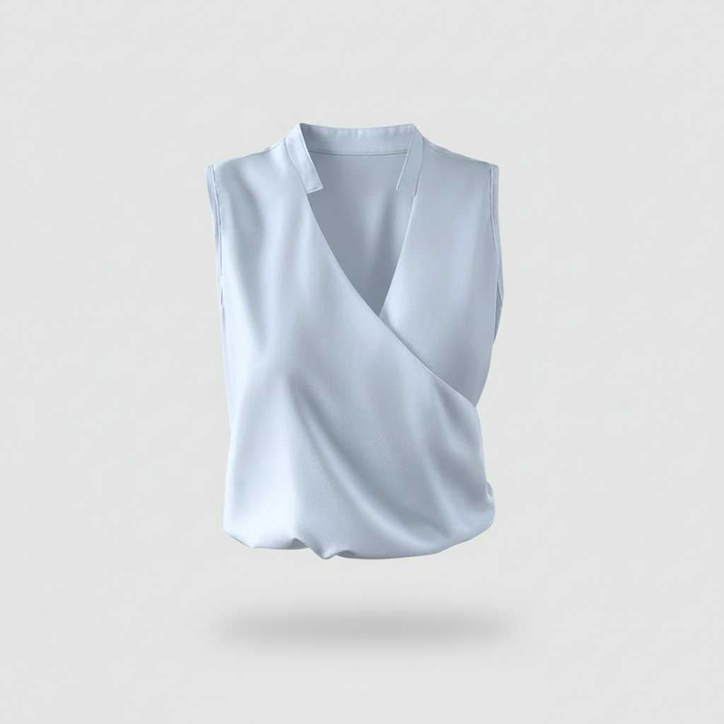 V-hals Zomer Top Dames | Casual Mode Katoen