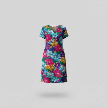 Zomerjurk Bloemenprint | Mini Jurk voor Dames