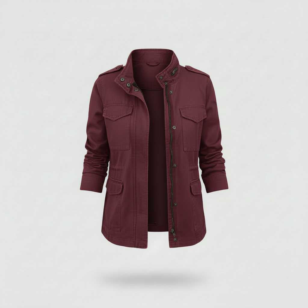 Zwarte Dames Jas Winter | Moderne Casual Ritsjas